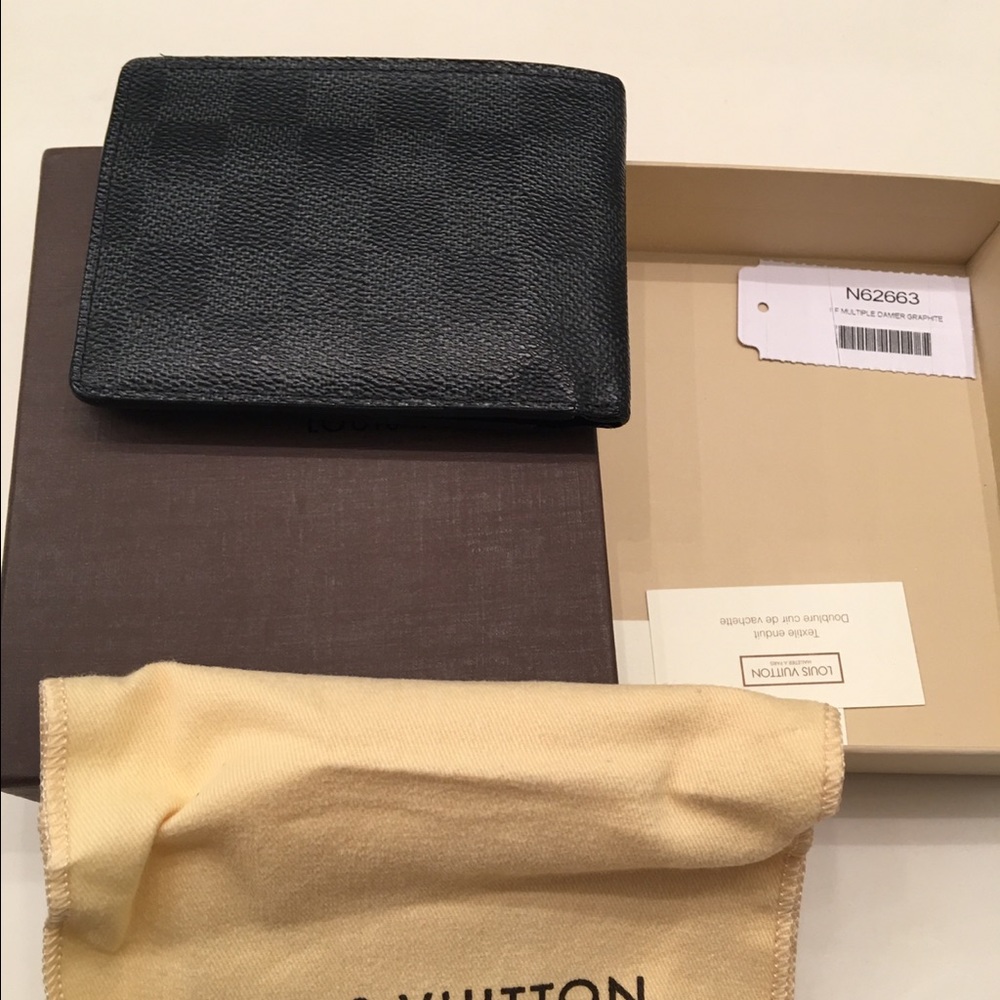 Louis Vuitton damier graphite multiple wallet